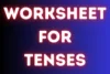 Free Printable Tenses Worksheets | Master English Grammar - Post Thumbnail